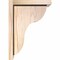 Ekena Millwork Carmel Smooth Corbel w/Backplate, Douglas Fir, 7 1/2"W x 10"D x 14"H COR08X10X14CAR01SDF - alternate 3